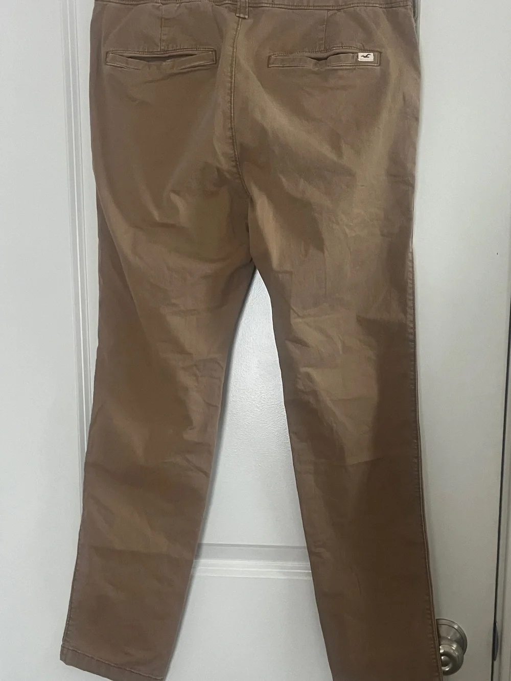 Hollister Men's Skinny Jeans in Tan